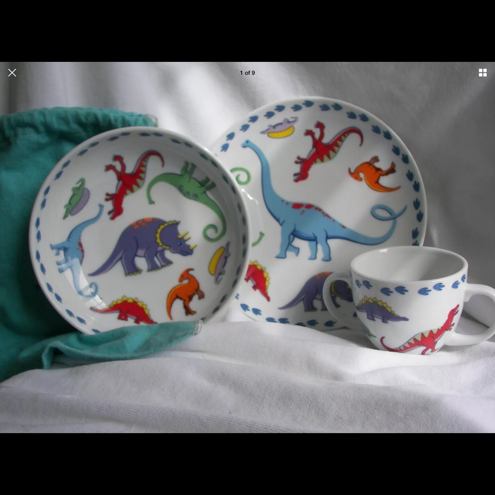 Tiffany & Co. Child Ceramic Feeding Set